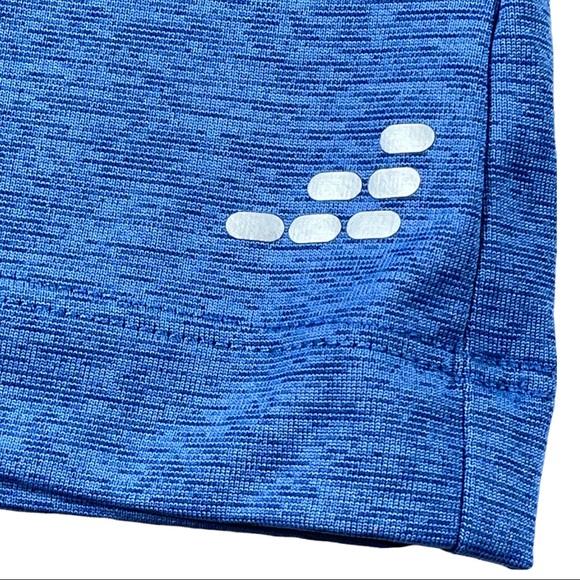 bcg size large blue silky thin athletic racerback tank top like new condition - Picture 2 of 6